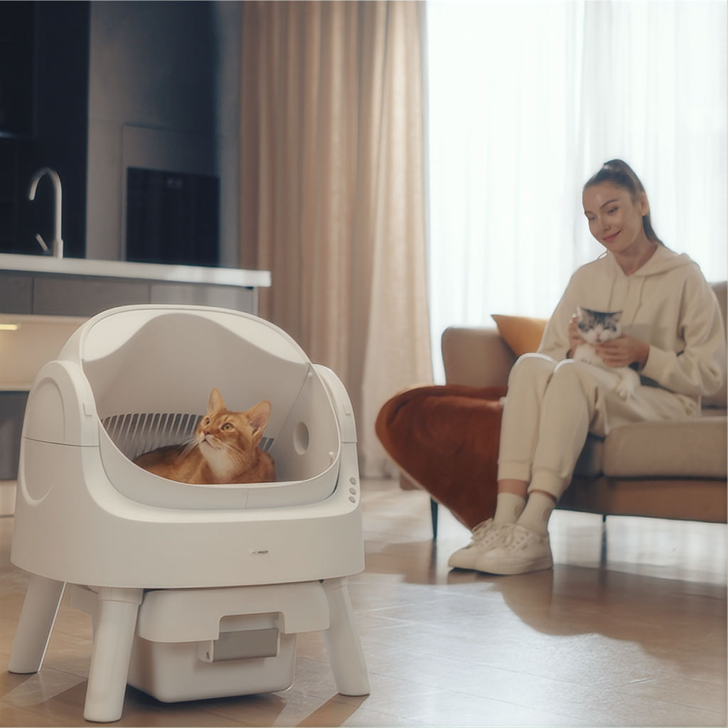 😺 Auto-Cleaning Smart Litter Box